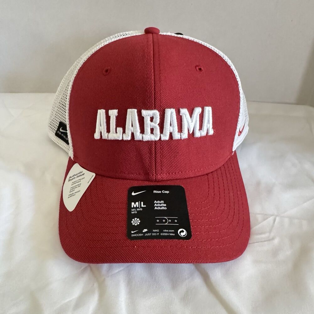 Alabama Nike Dri-Fit Coaches Rise Structured Trucker Cap Size M/L NWT